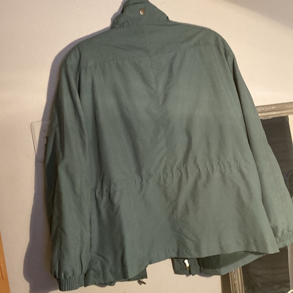Vintage green spring jacket GALLERY SPORT•shoulder pads• Excellent condition •XL - Picture 6 of 6